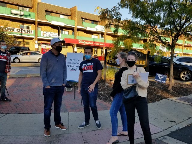 Canvassing in Trolley Square